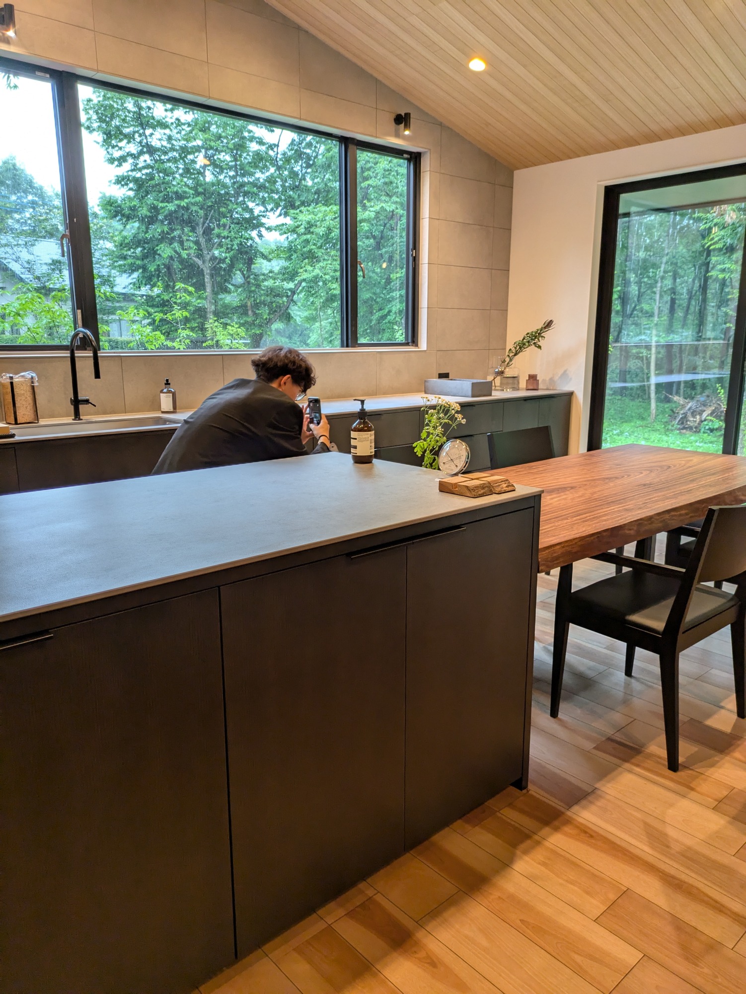 栃木ハウスが建てた那須のお住まい内観撮影風景
